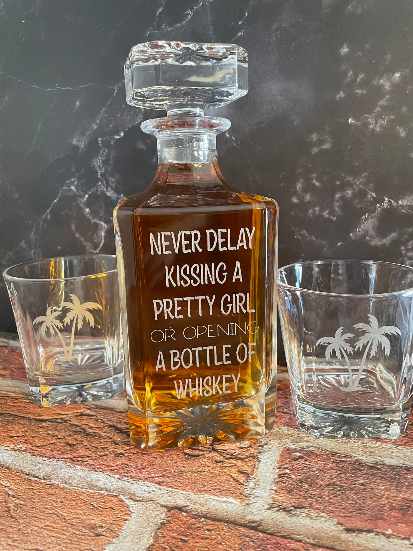 Personalized Whiskey Decanter