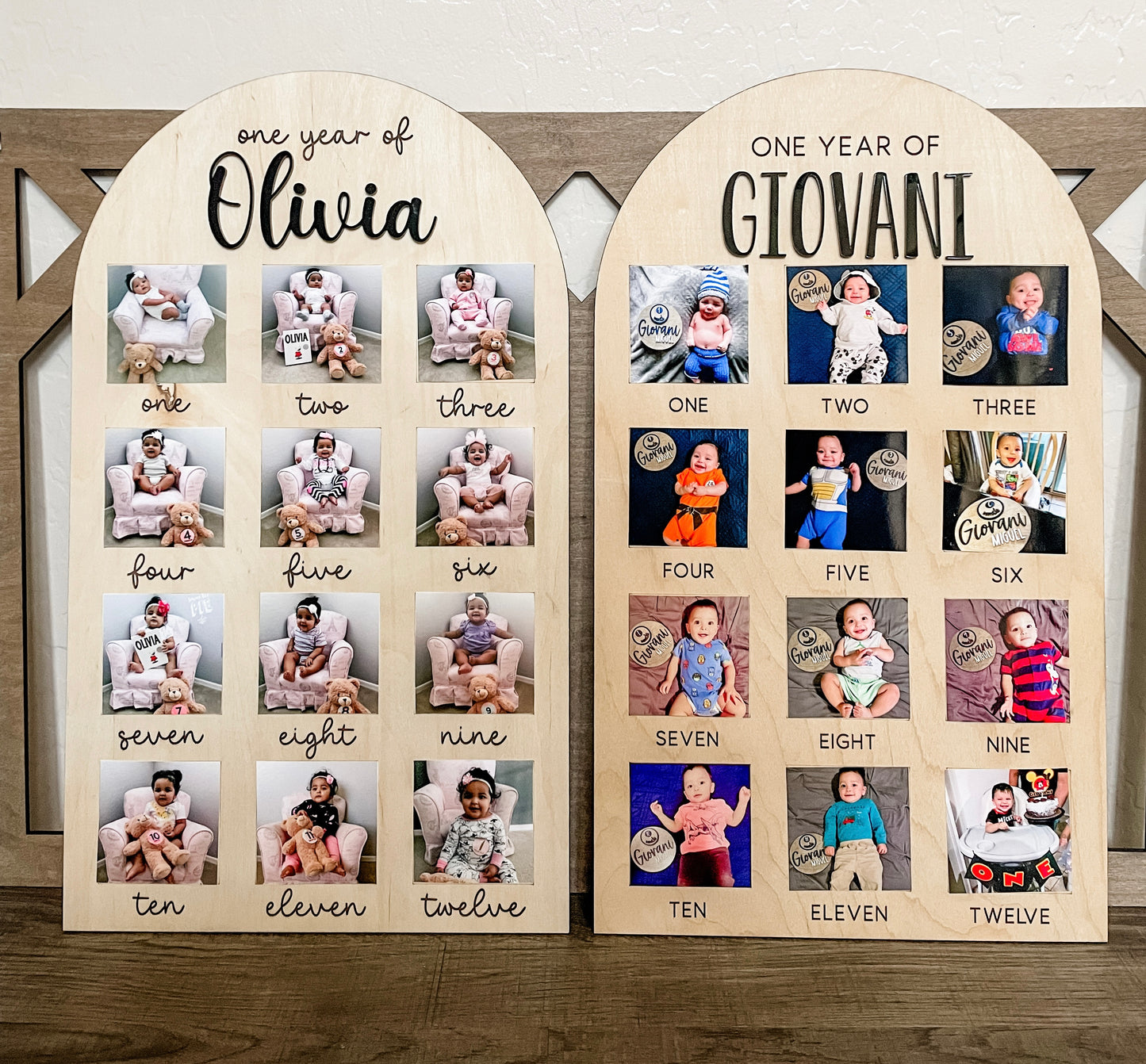 First Year of Photo Board