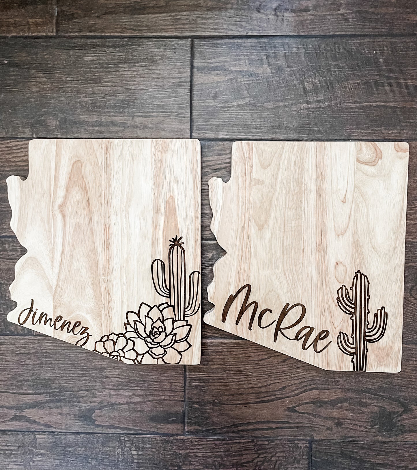 AZ Shape Cutting Board