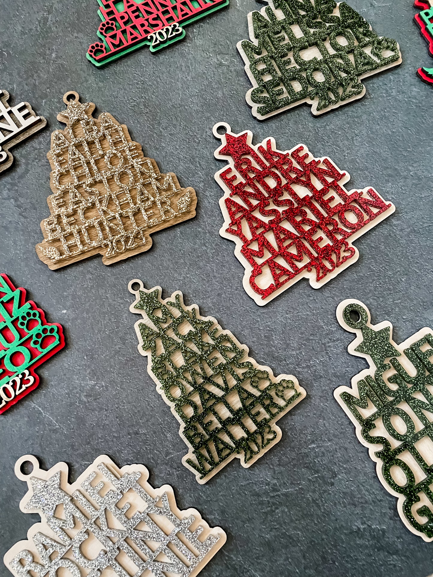 Family Christmas Tree Ornament