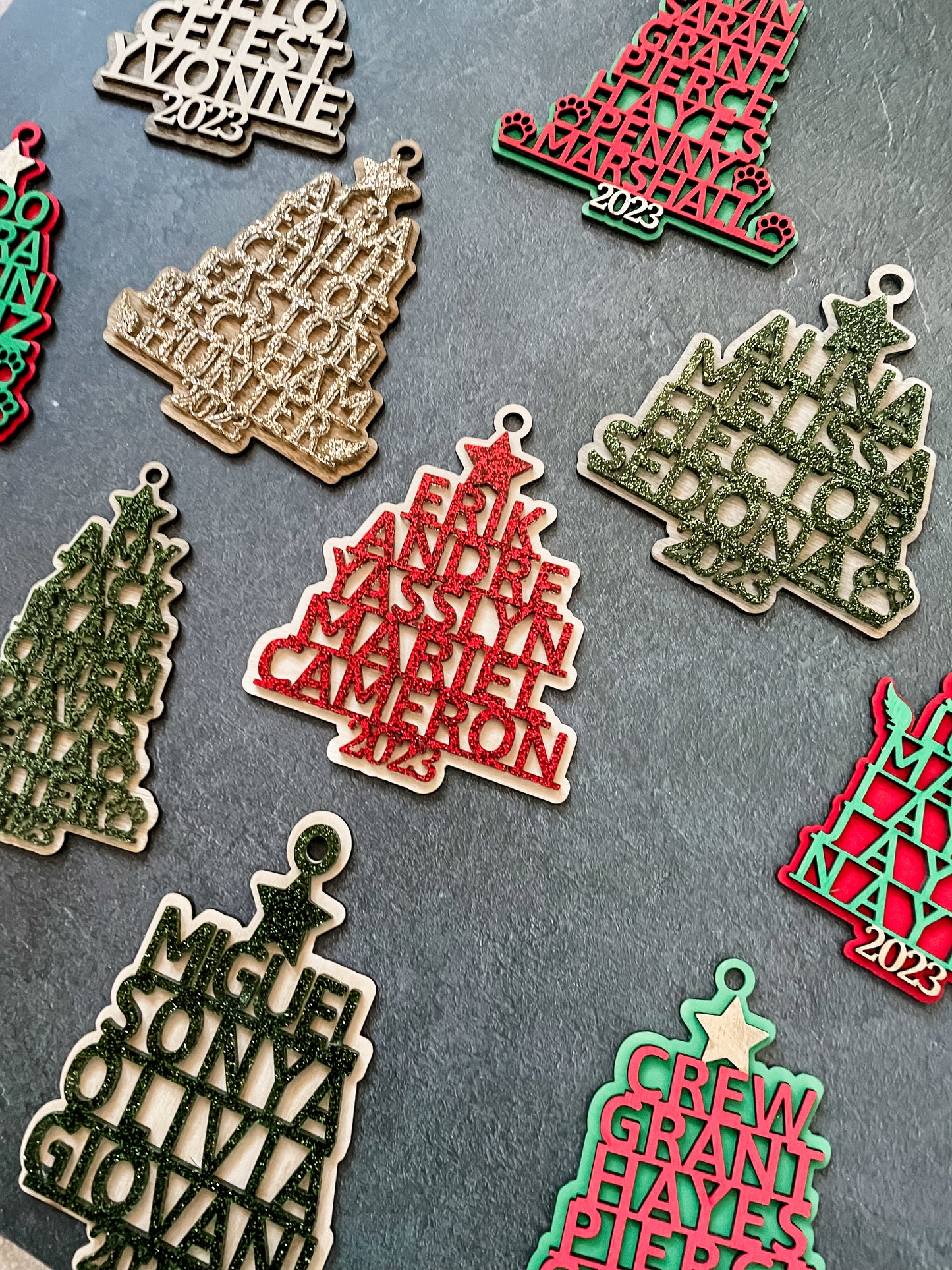 Family Christmas Tree Ornament
