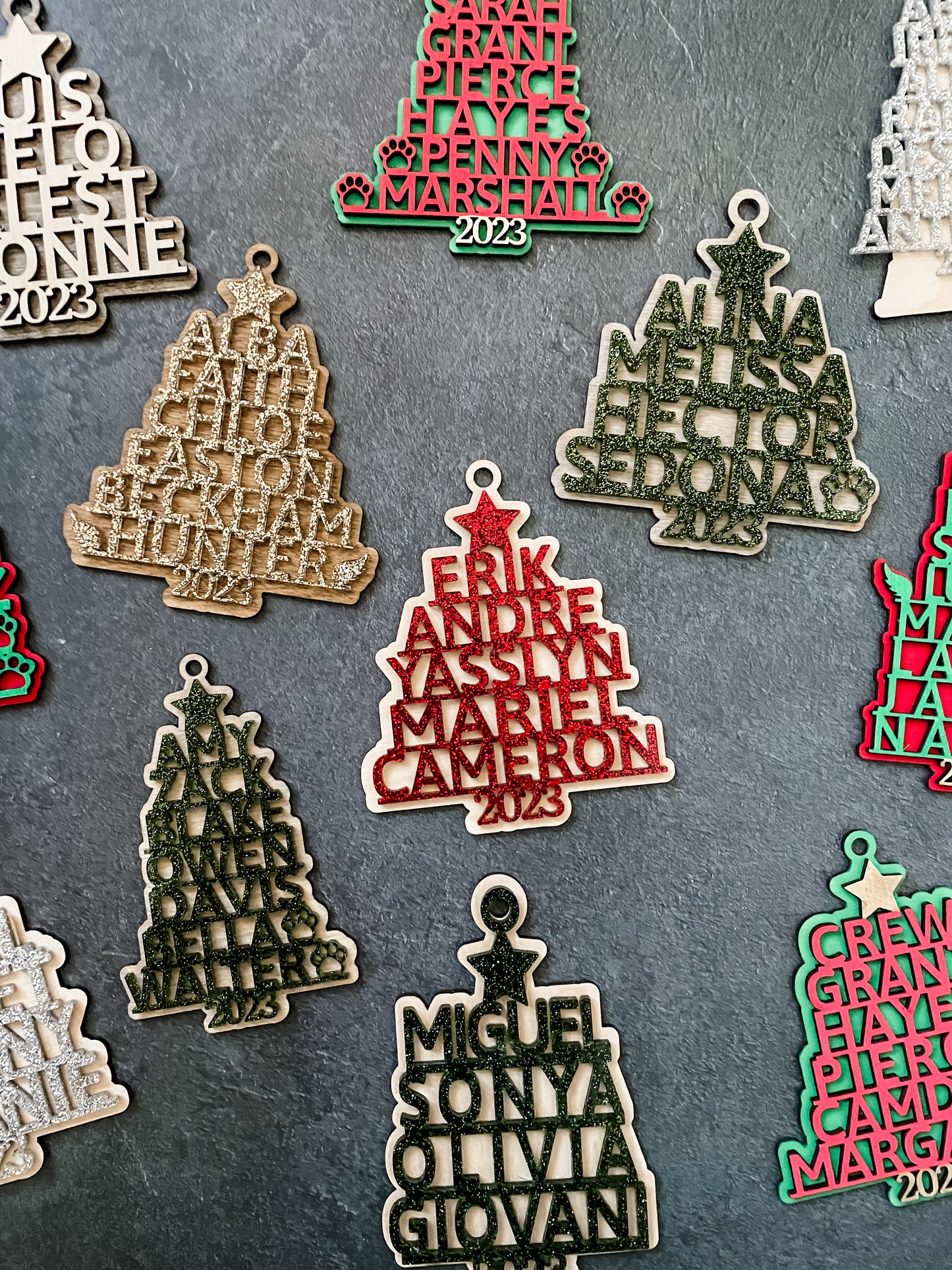 Family Christmas Tree Ornament