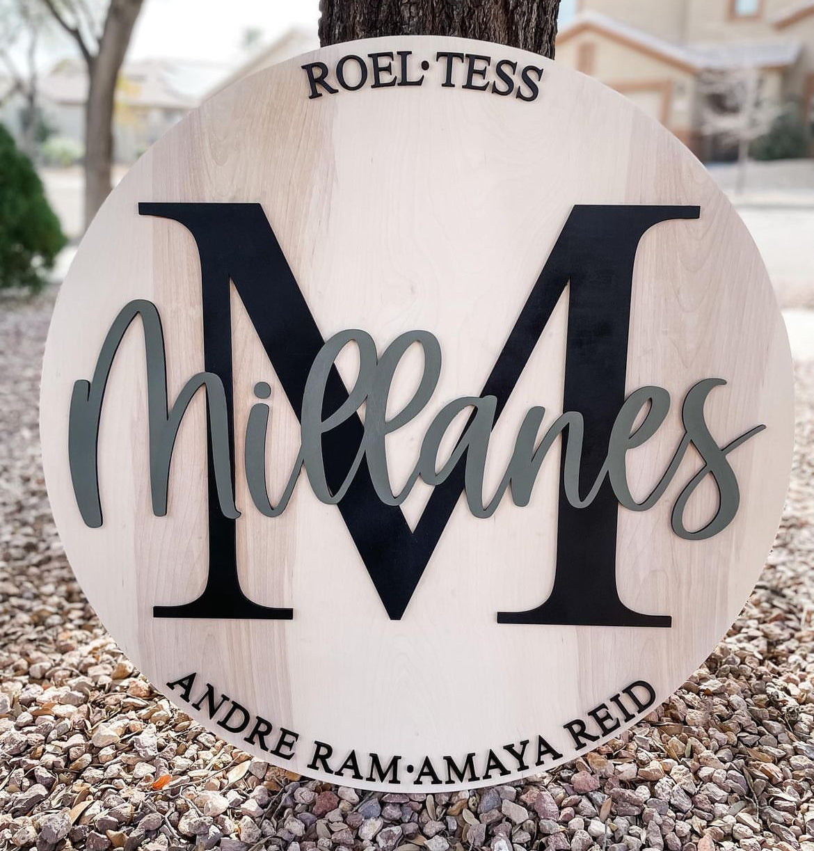 Family Monogram Signs