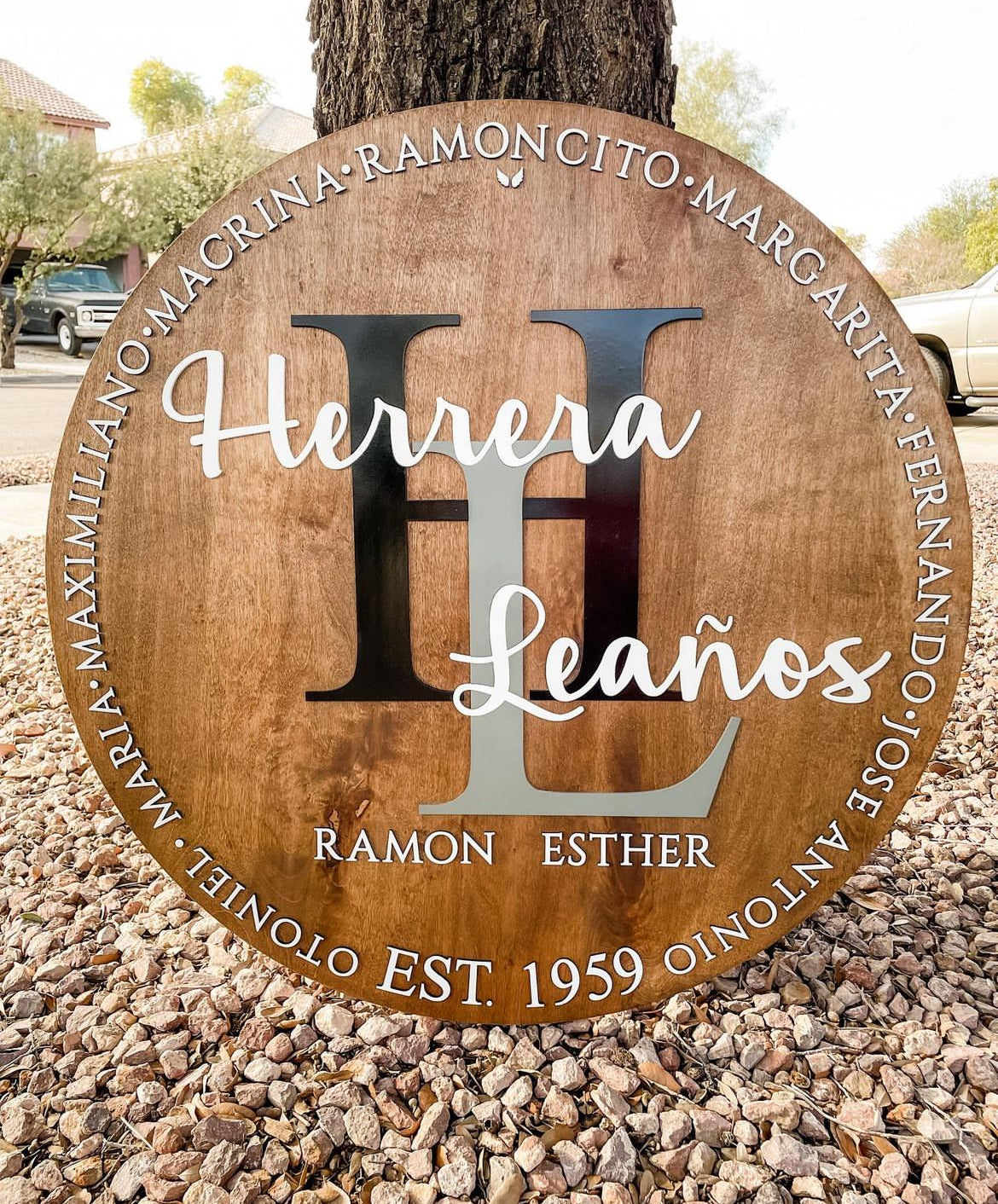 Family Monogram Signs