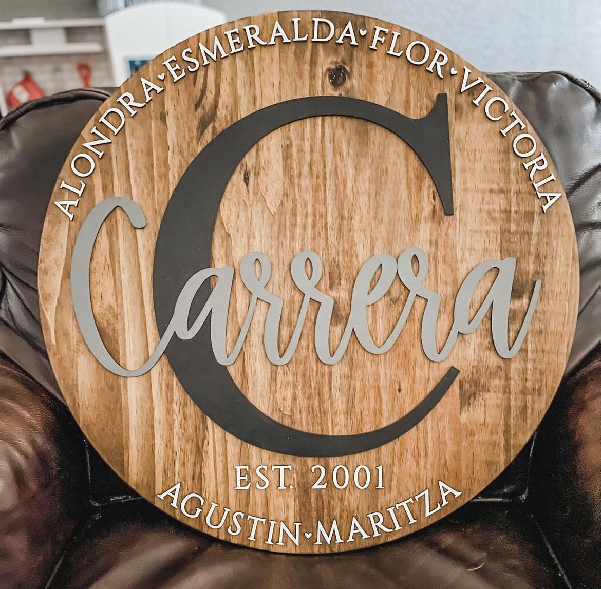 Family Monogram Signs