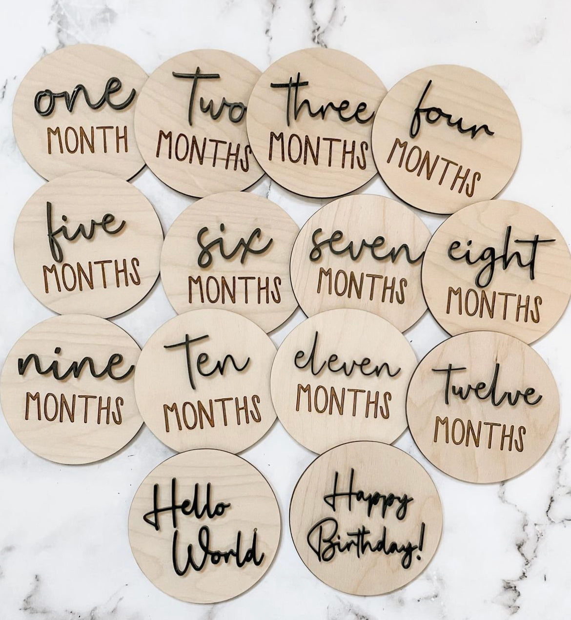 Baby Milestone Discs x14