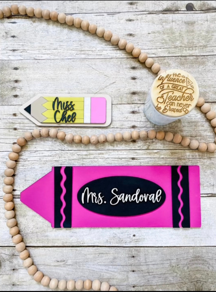 Teacher Crayon/Pencil