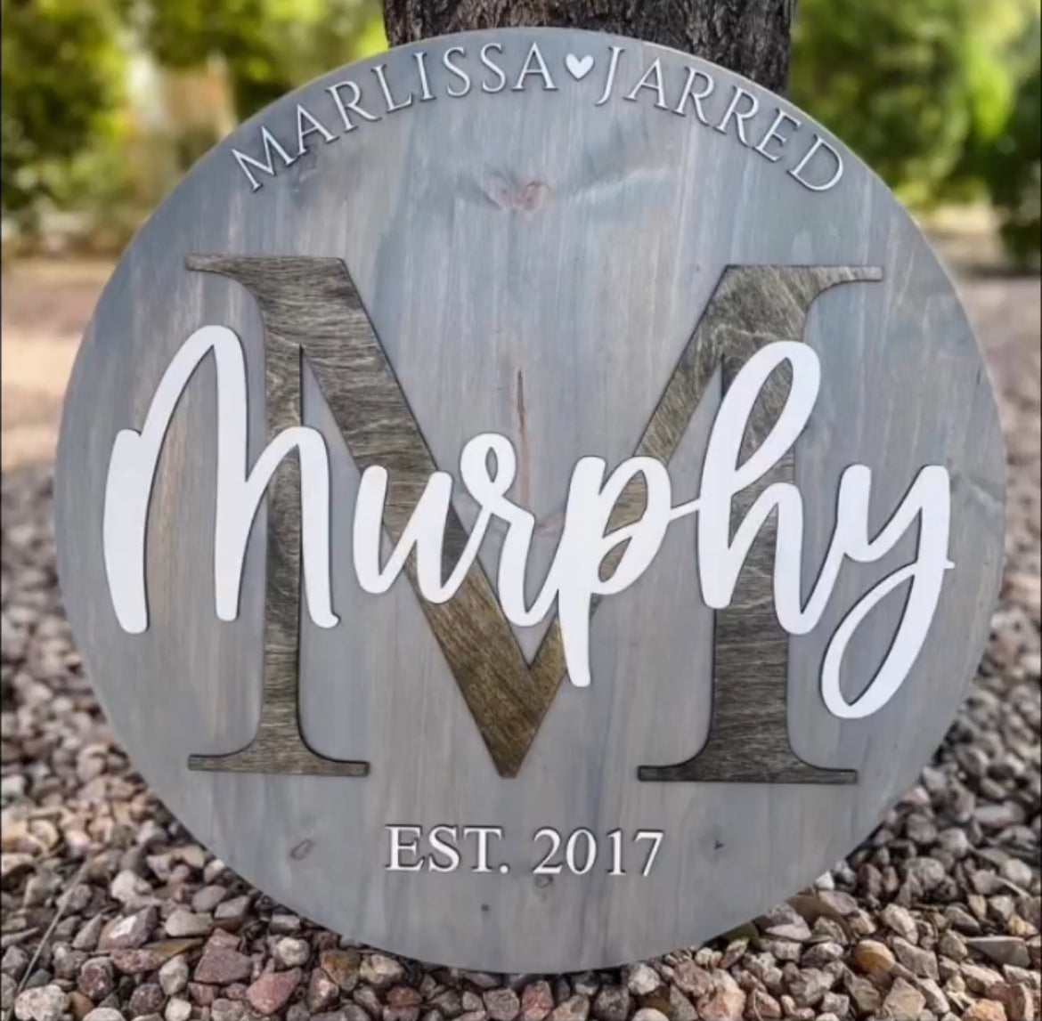 Family Monogram Signs