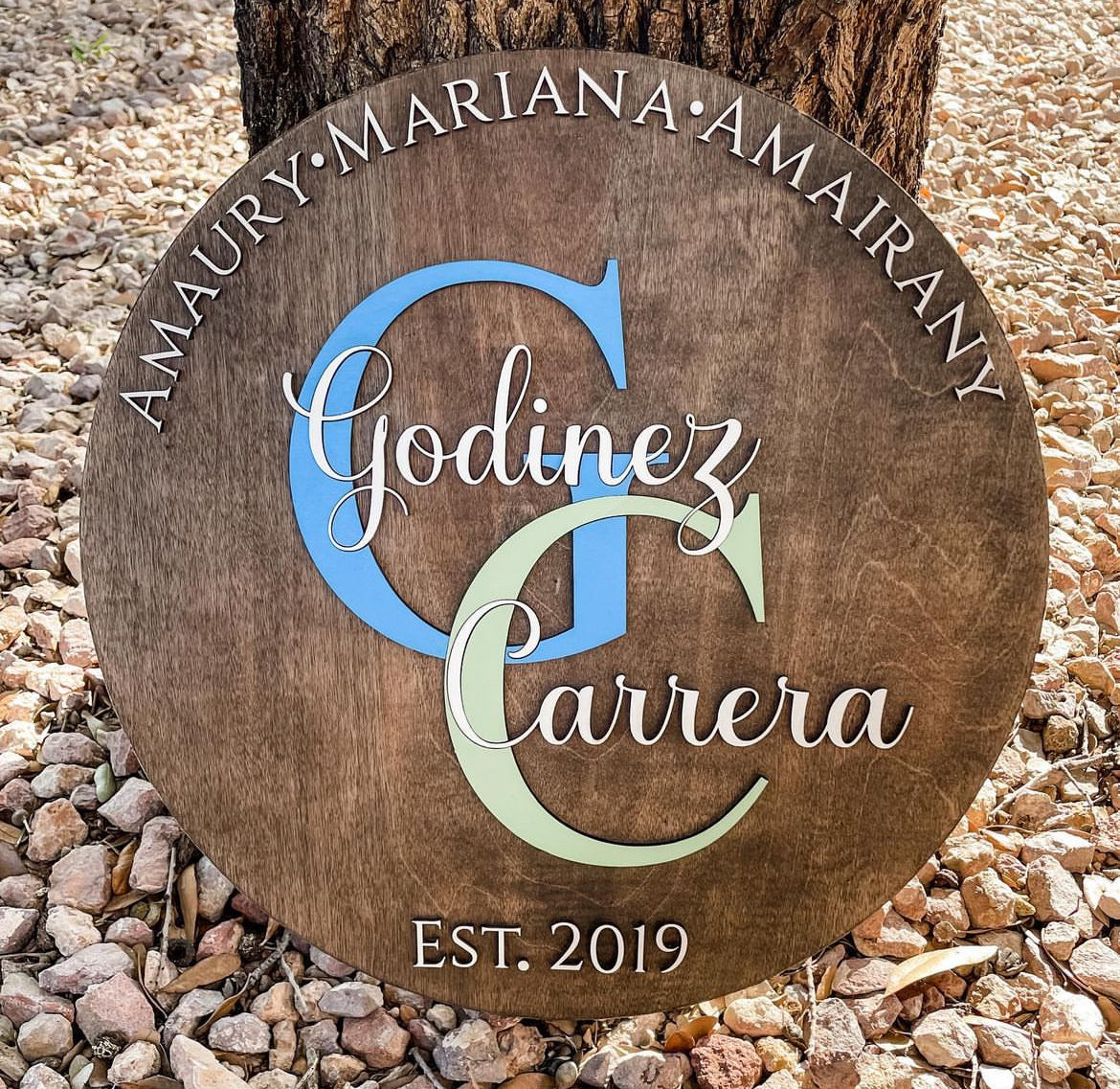 Family Monogram Signs