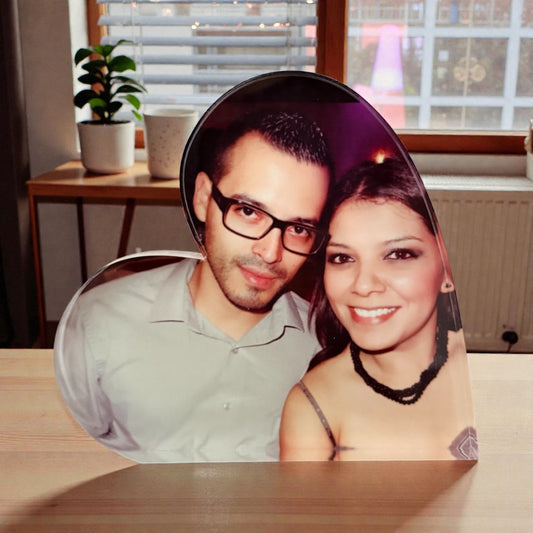 Heart Acrylic Photo Block