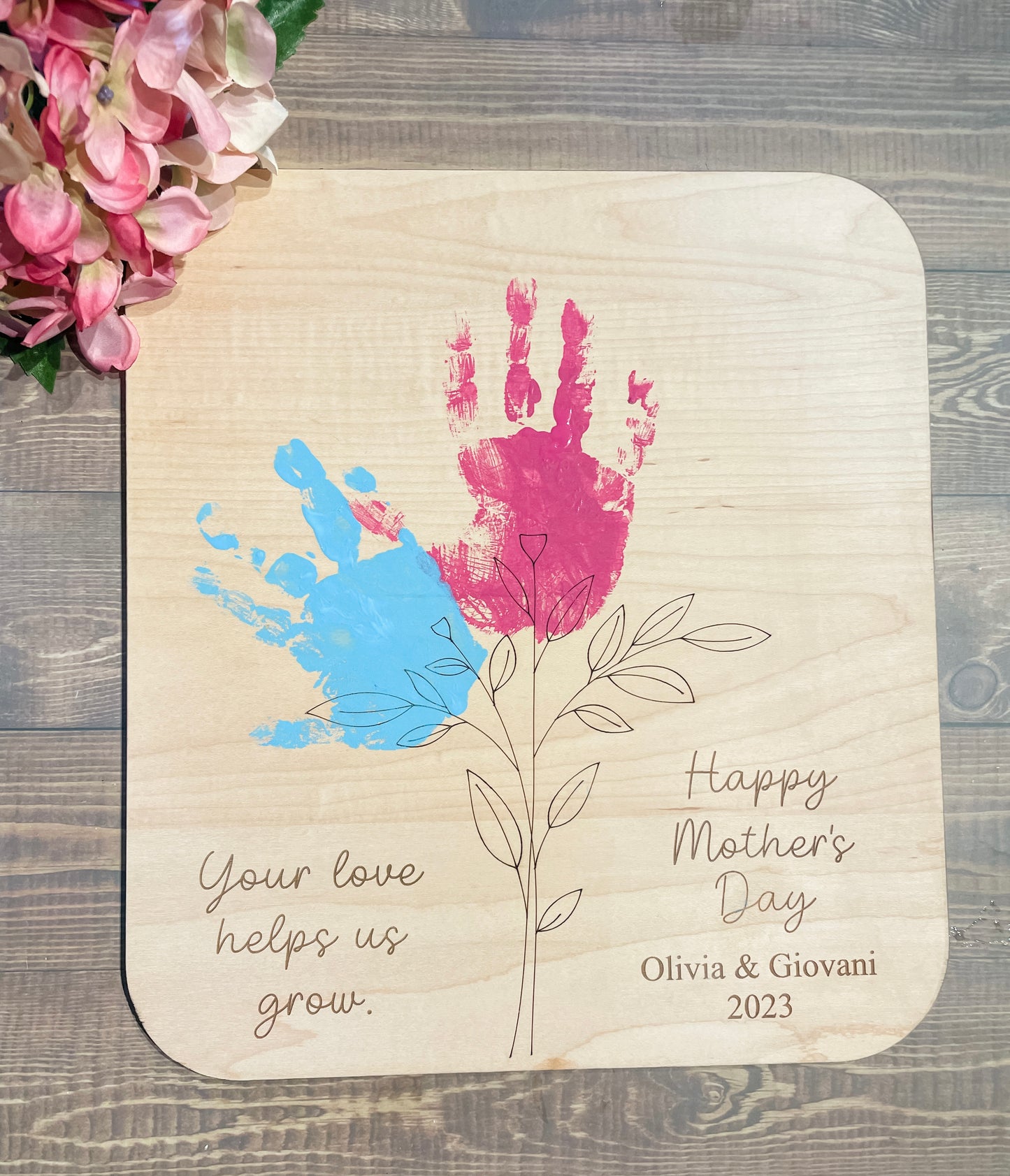 Hand print Bouquet