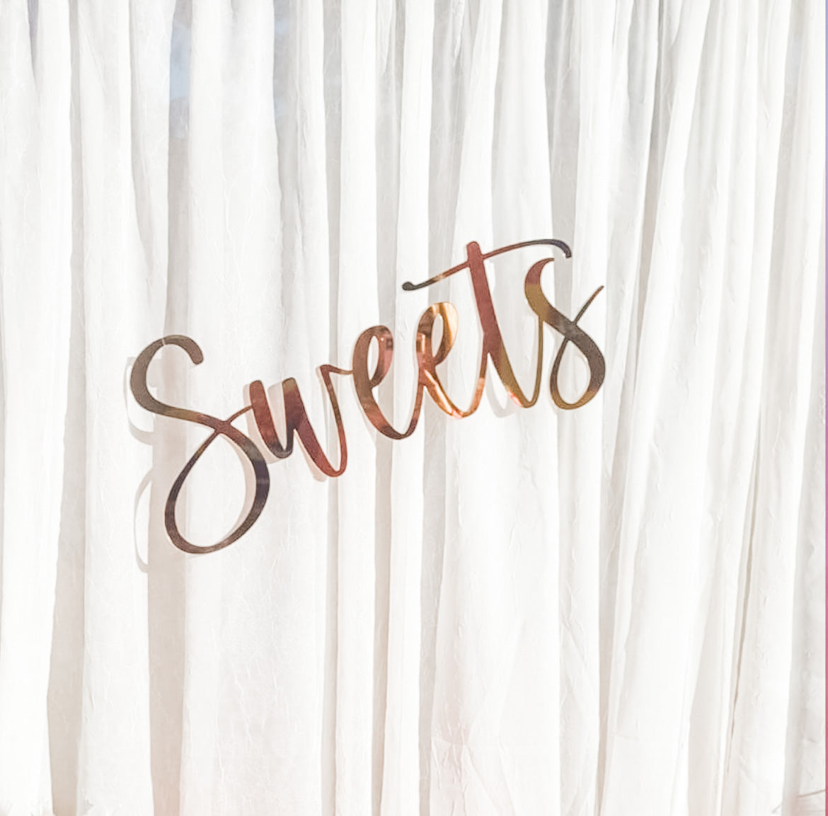 Acrylic Backdrop Signs/Props